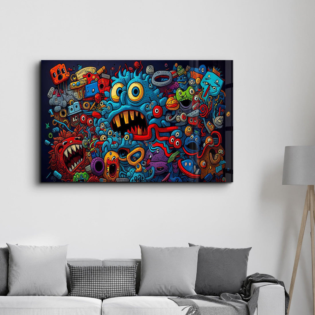 Poster décoratif "Monster Chaos"