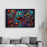 Poster décoratif "Monster Chaos"