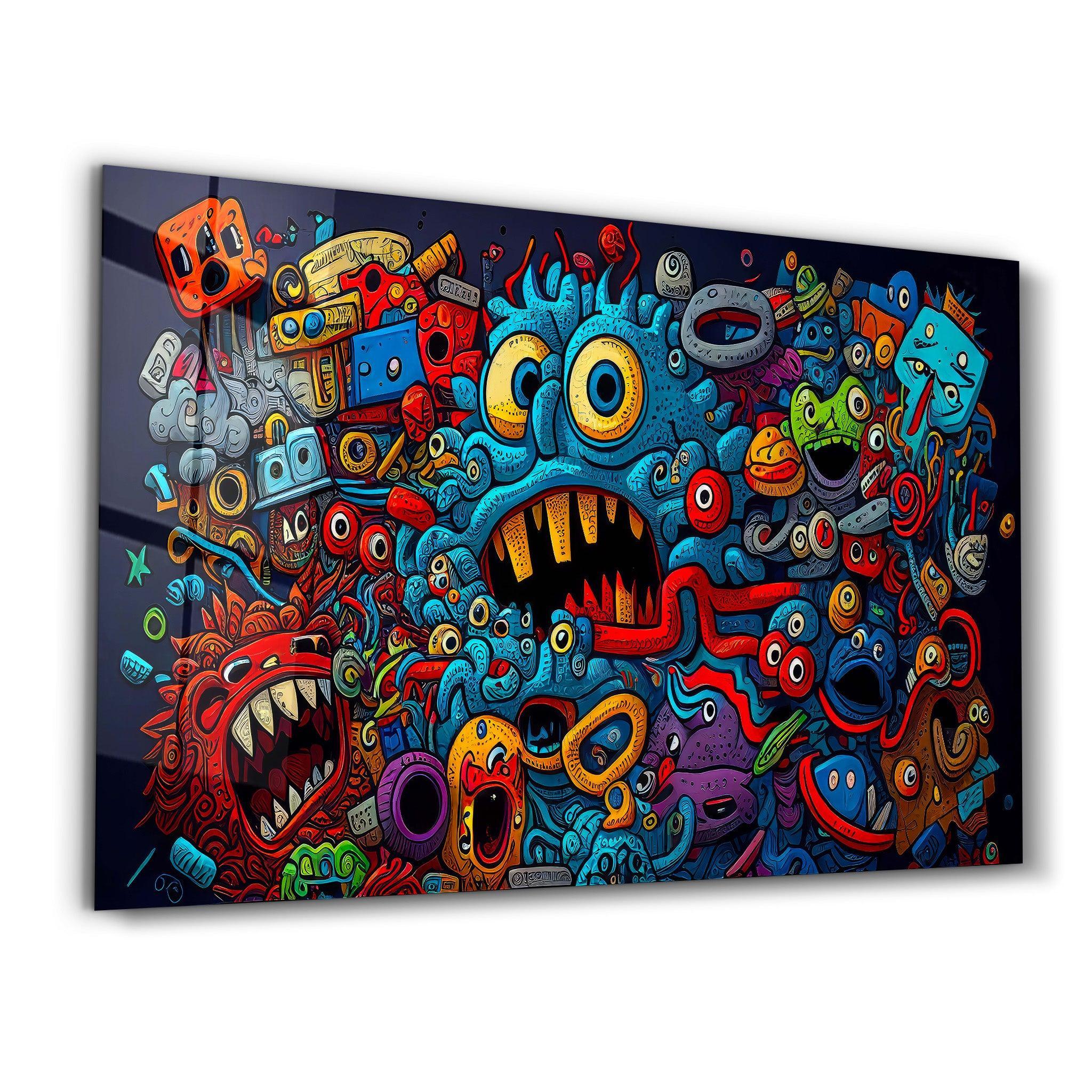 Poster décoratif "Monster Chaos"