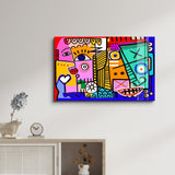 Tableau Cubiste Coloré – Style Picasso