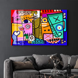 Tableau Cubiste Coloré – Style Picasso