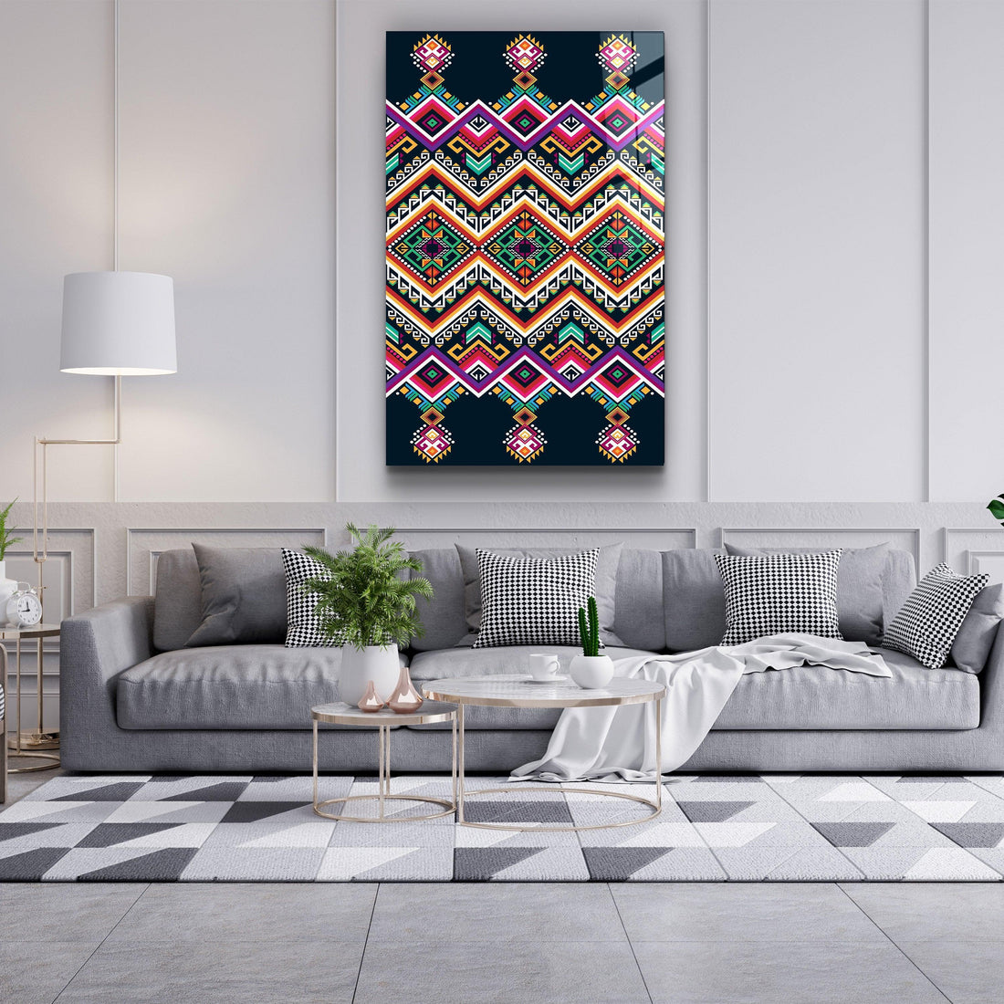 Poster décoratif "Tribal Symmetry"
