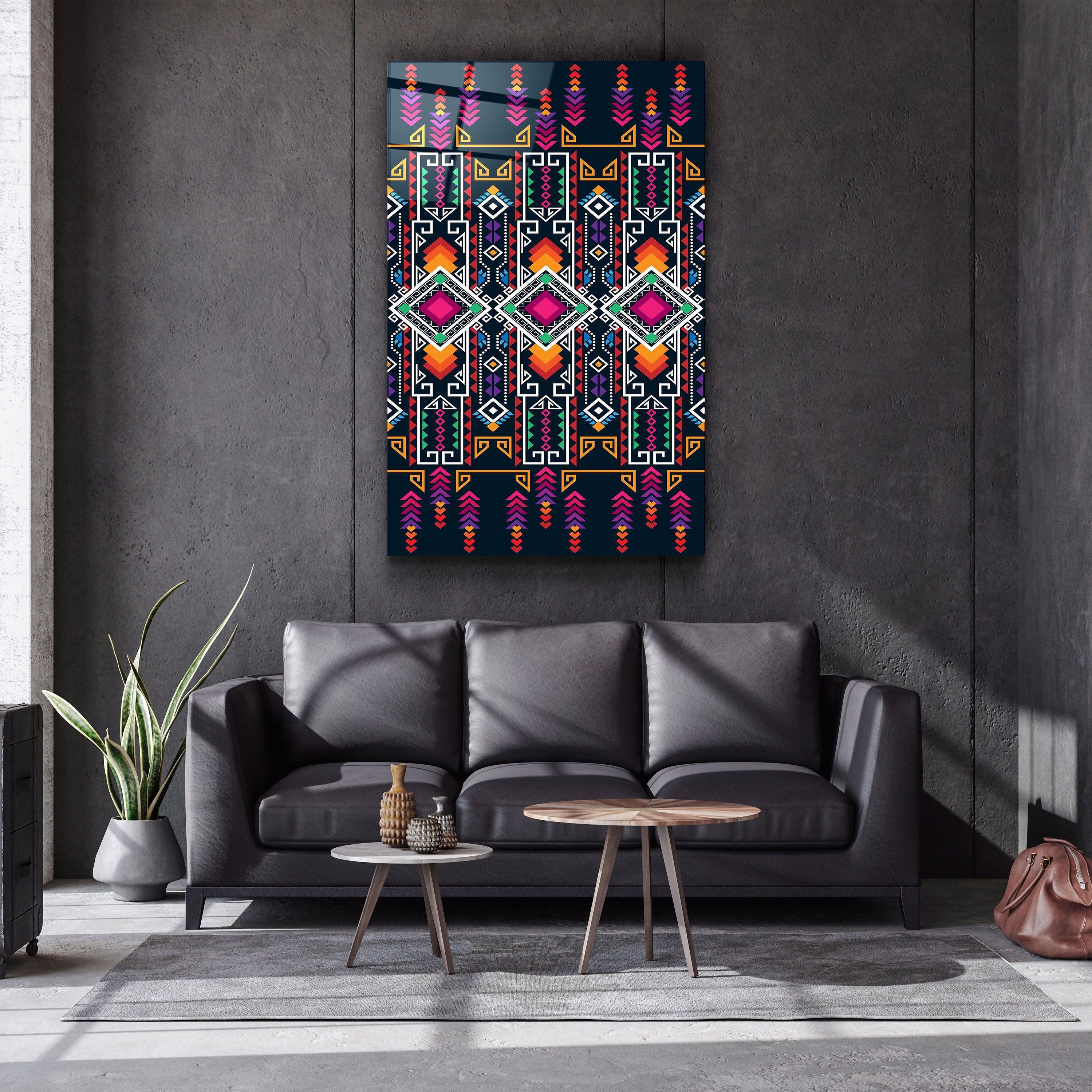 Poster décoratif "Tribal Diamonds"