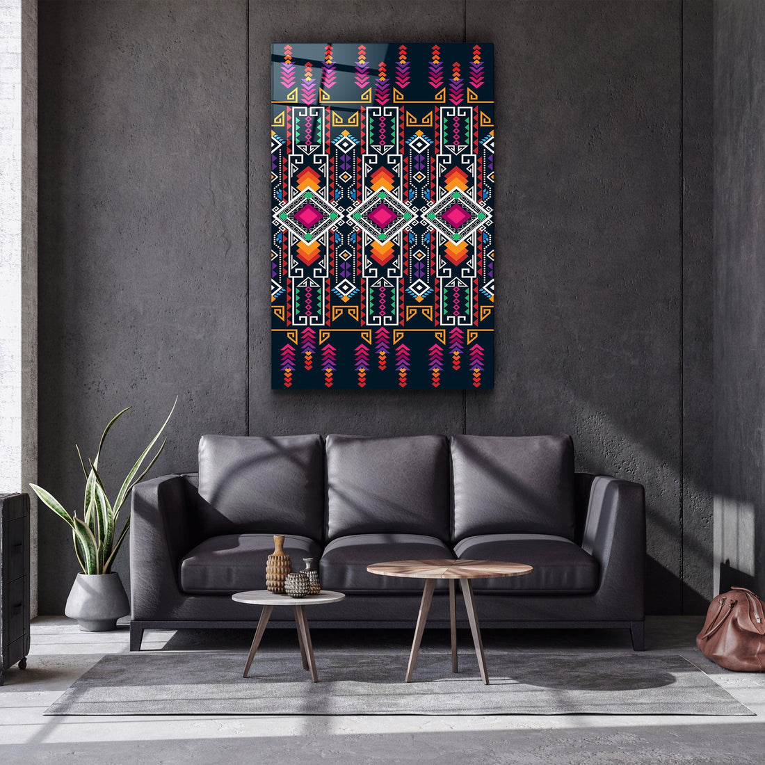 Poster décoratif "Tribal Diamonds"