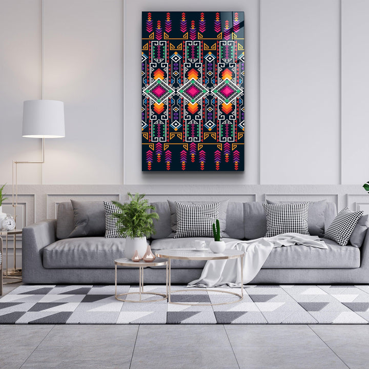 Poster décoratif "Tribal Diamonds"