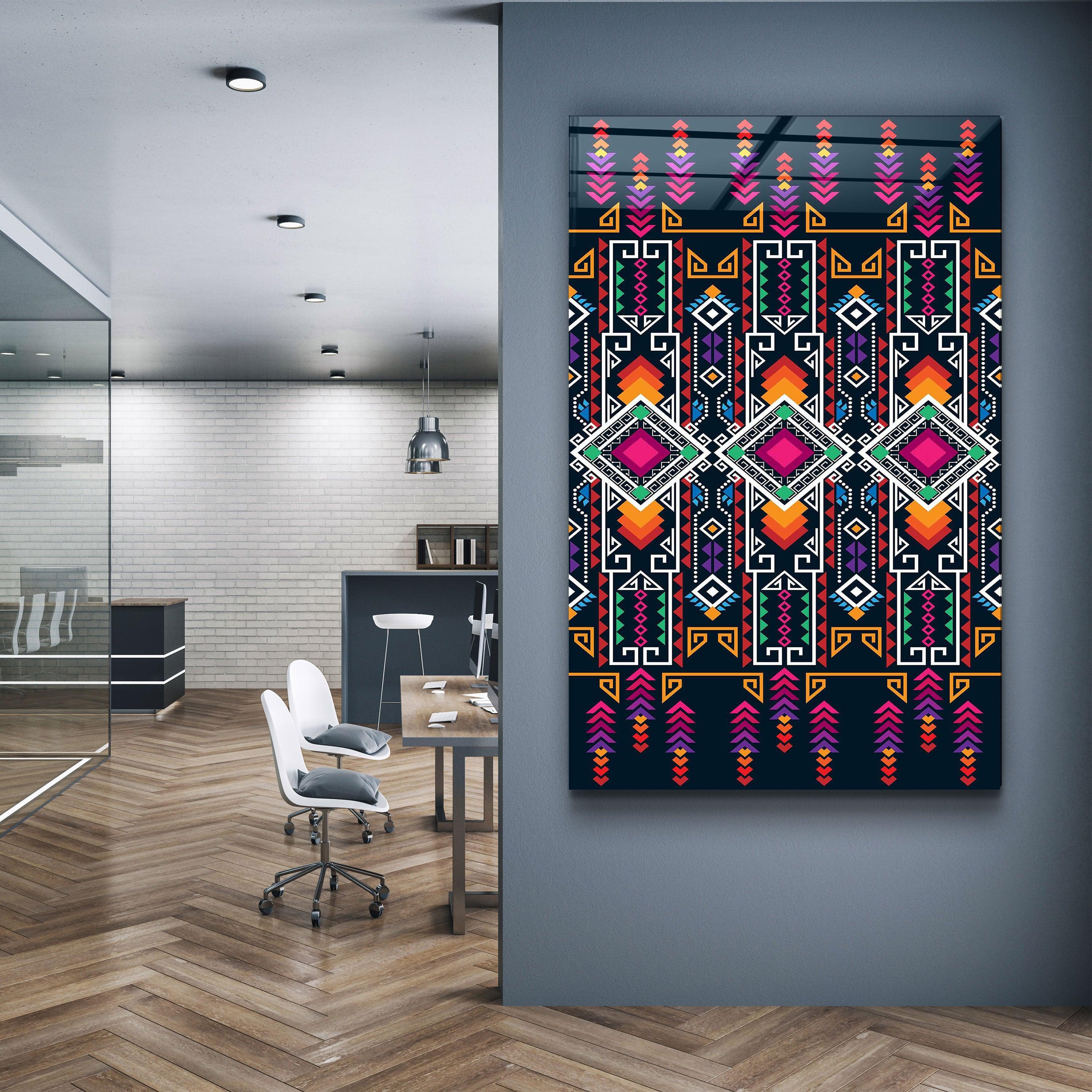 Poster décoratif "Tribal Diamonds"