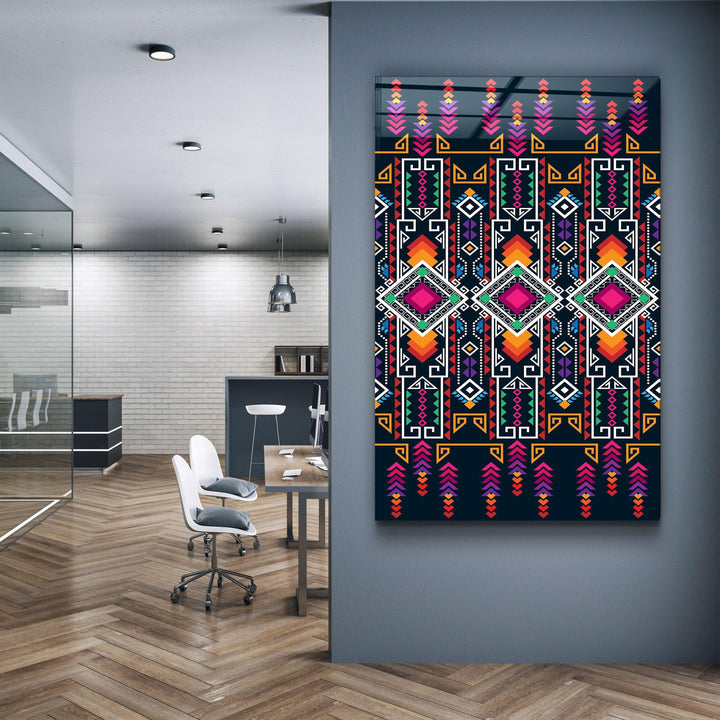 Poster décoratif "Tribal Diamonds"