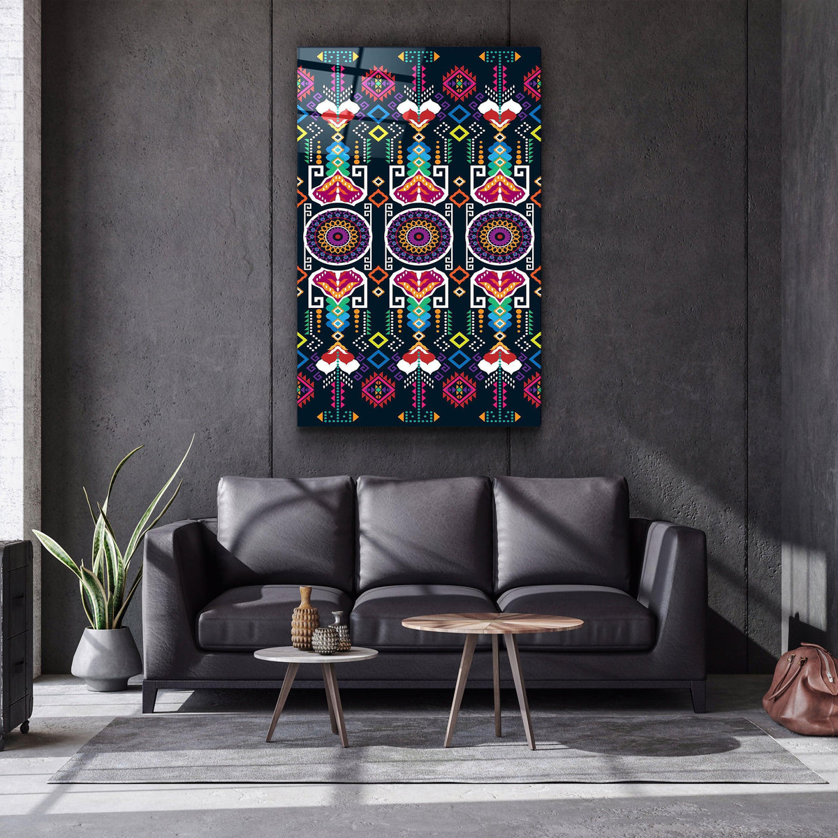 Poster décoratif "Colorful Symmetry"