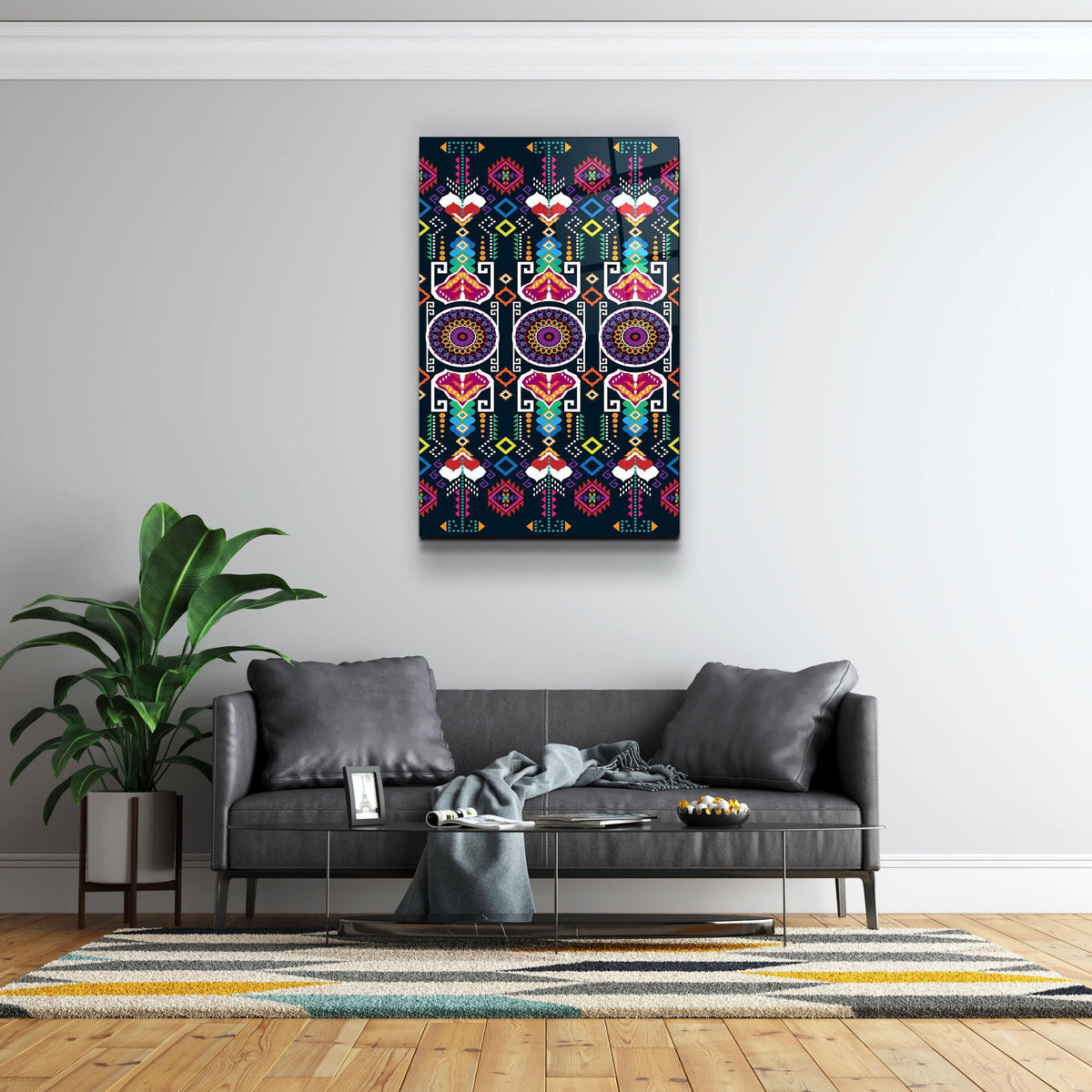 Poster décoratif "Colorful Symmetry"