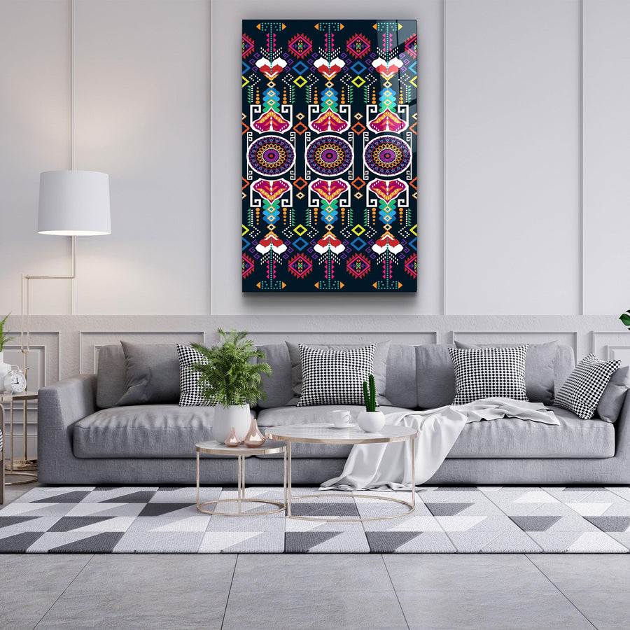 Poster décoratif "Colorful Symmetry"