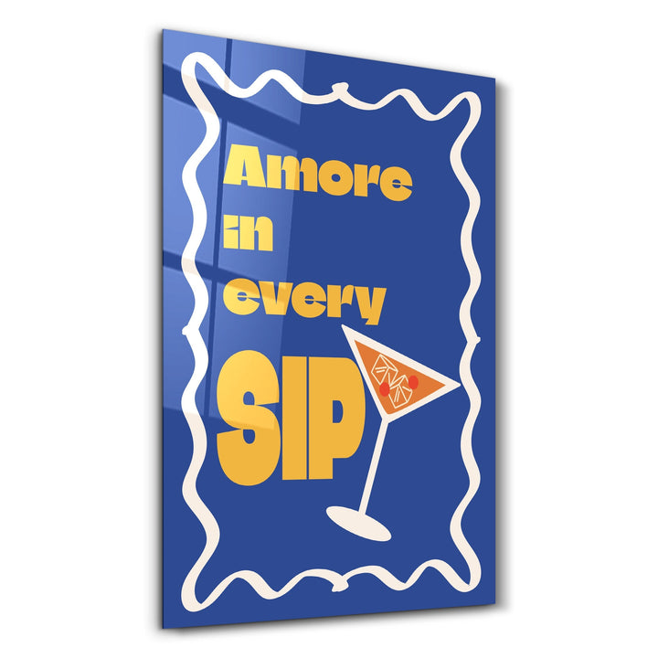 Poster Pop Art "Amore in every SIP"