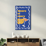 Poster Pop Art "Amore in every SIP"