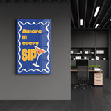 Poster Pop Art "Amore in every SIP"