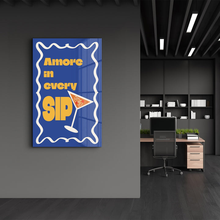 Poster Pop Art "Amore in every SIP"