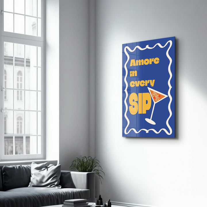 Poster Pop Art "Amore in every SIP"