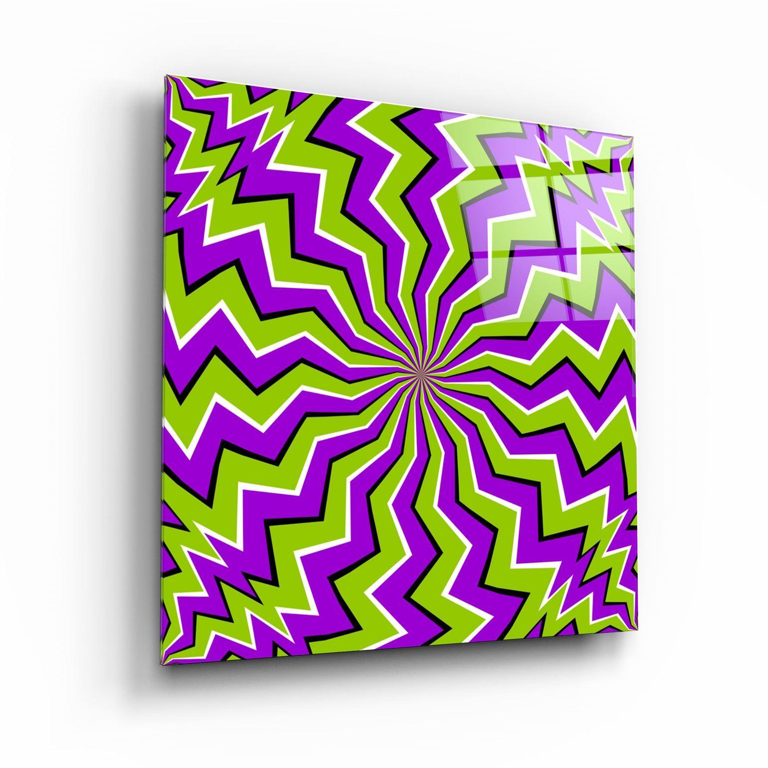 Poster Illusion Optique Radiale