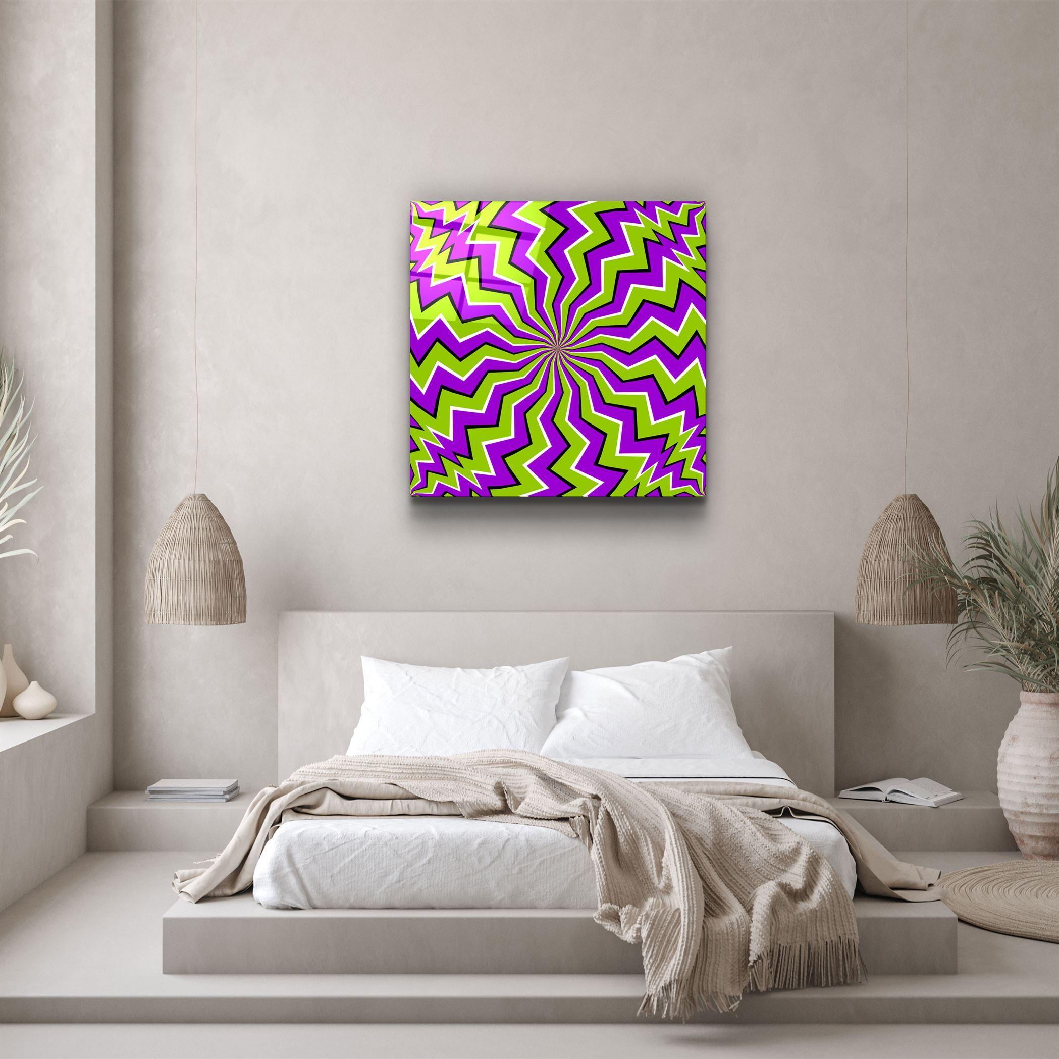 Poster Illusion Optique Radiale
