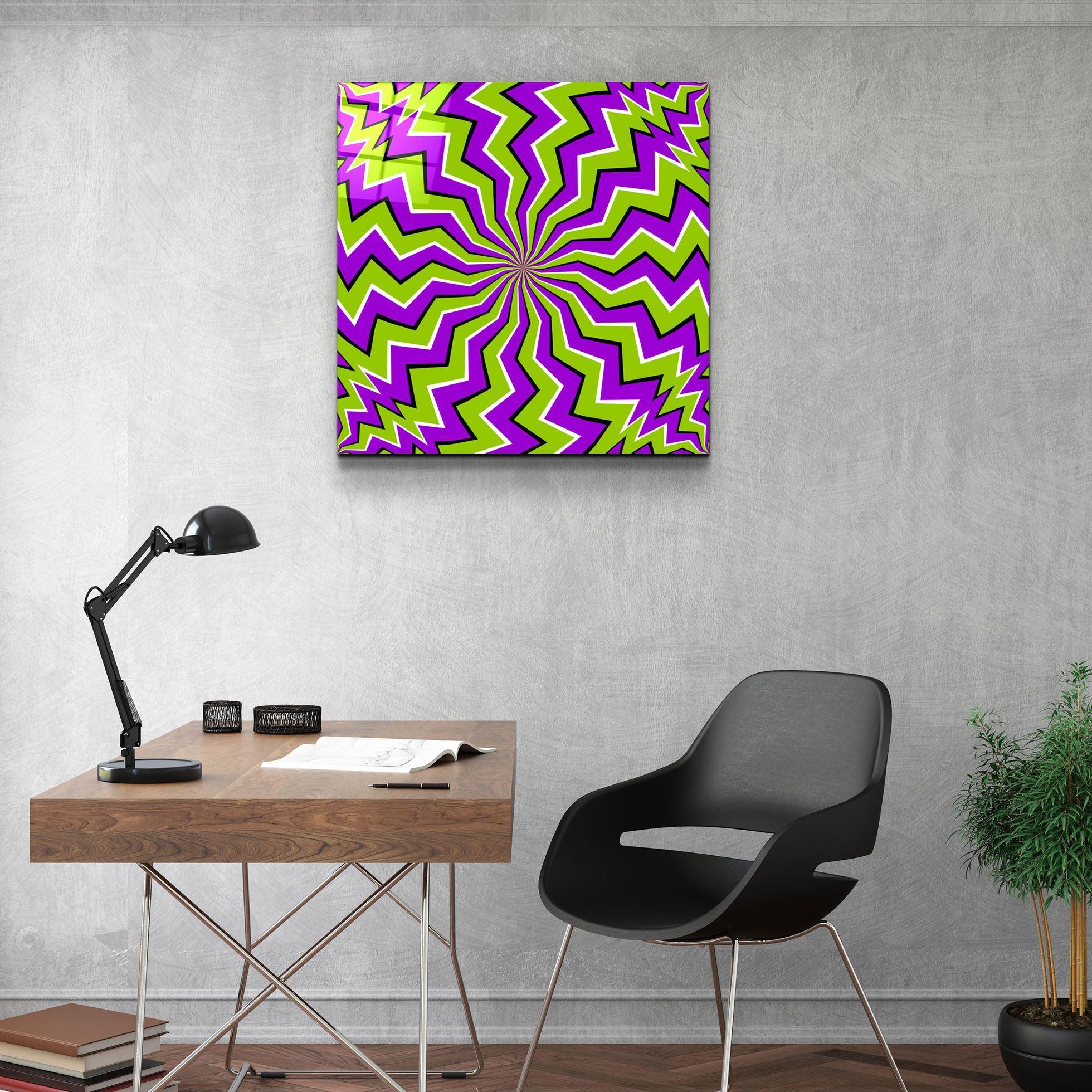 Poster Illusion Optique Radiale