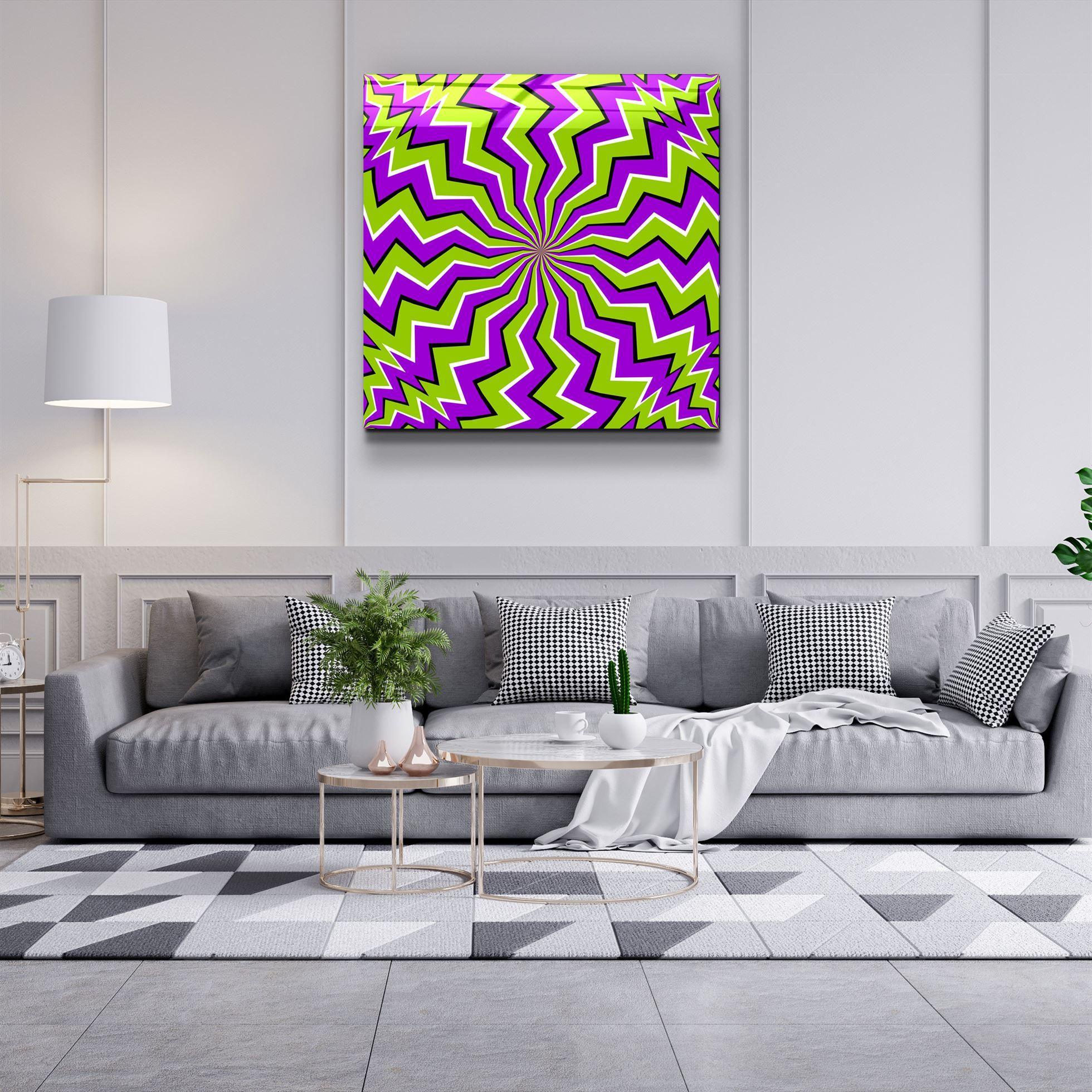 Poster Illusion Optique Radiale
