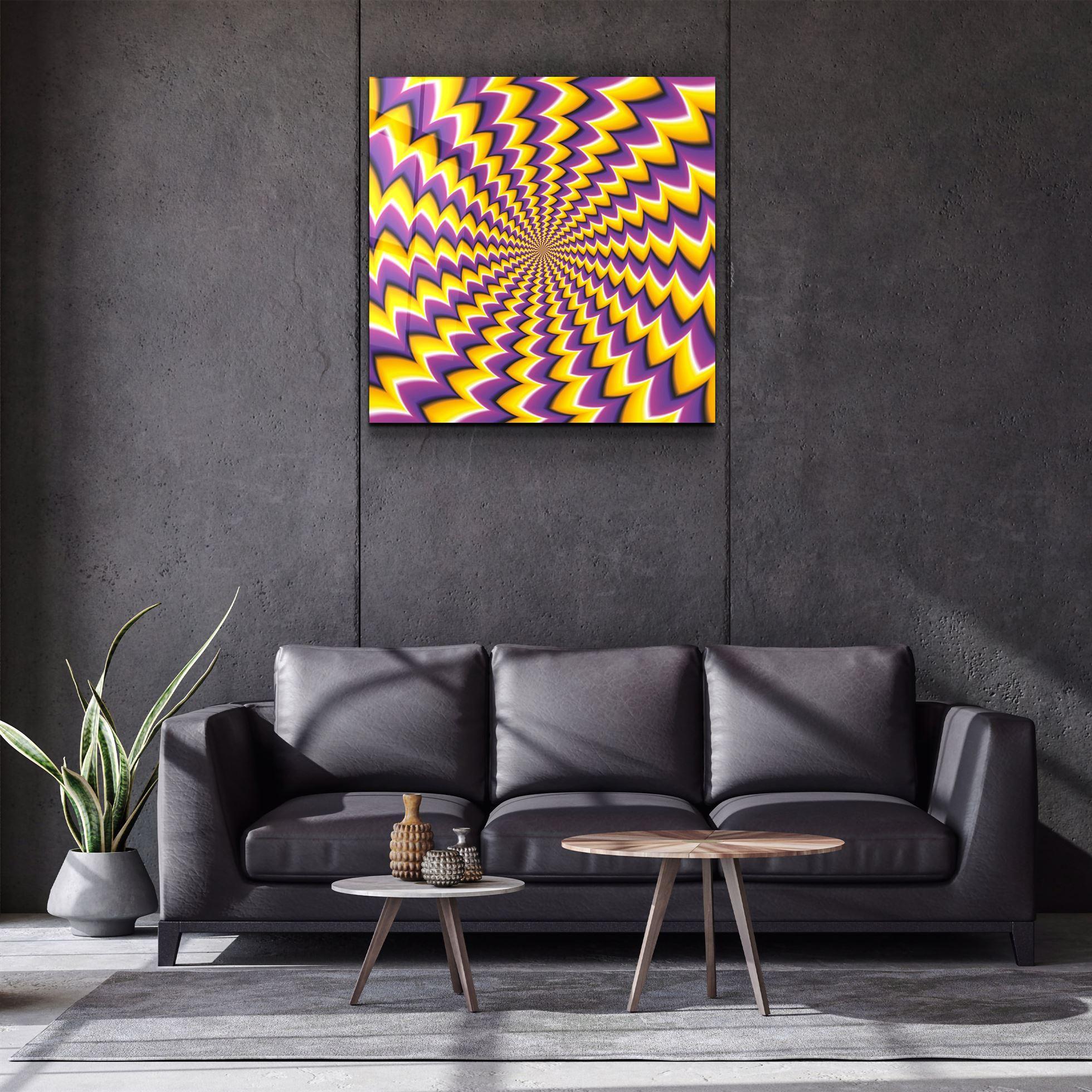 Tableau Illusion Optique Spirale