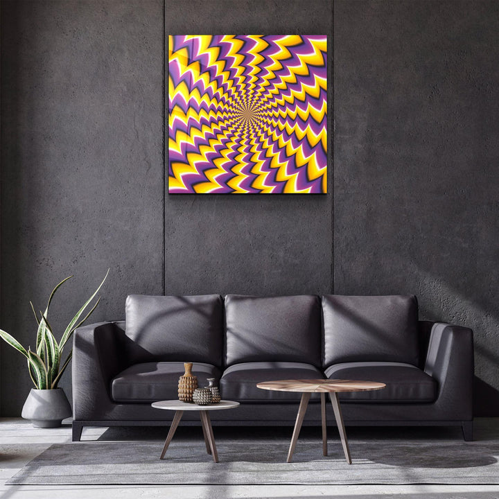 Tableau Illusion Optique Spirale
