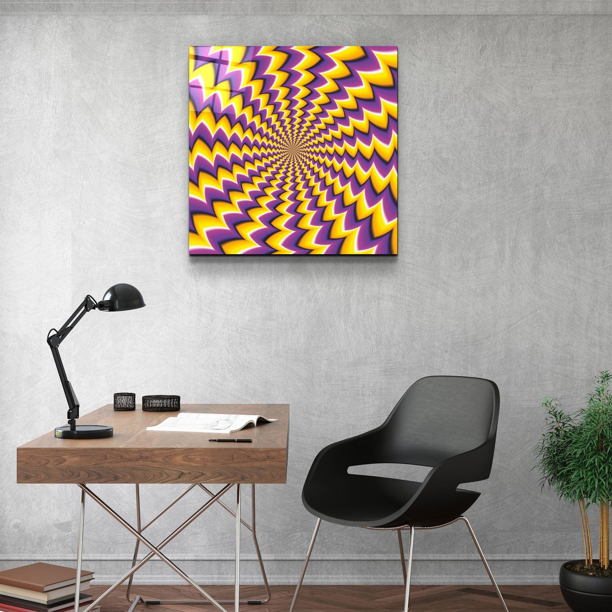 Tableau Illusion Optique Spirale