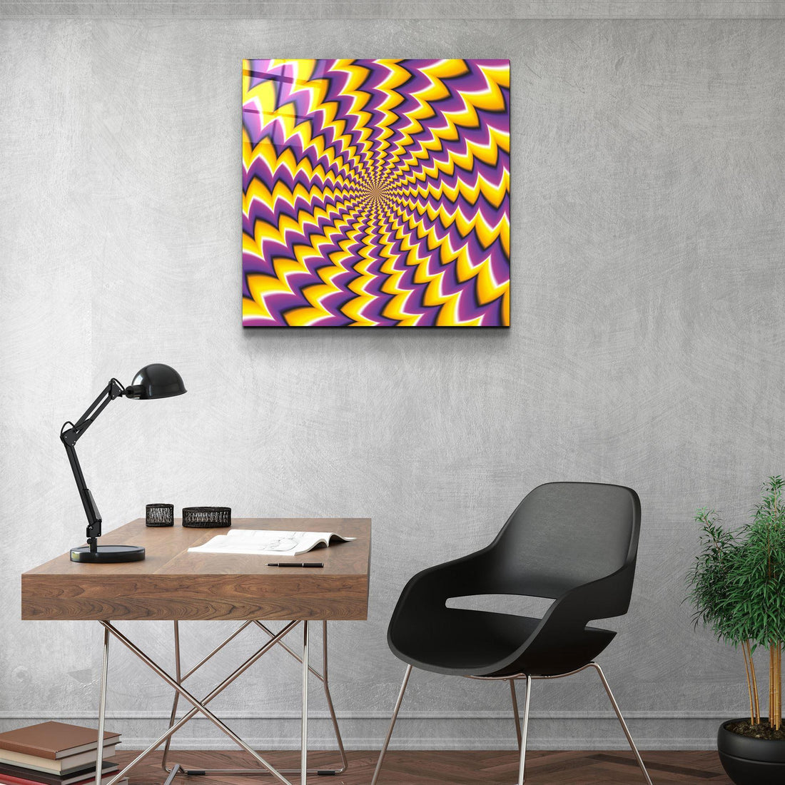 Tableau Illusion Optique Spirale