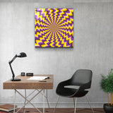 Tableau Illusion Optique Spirale