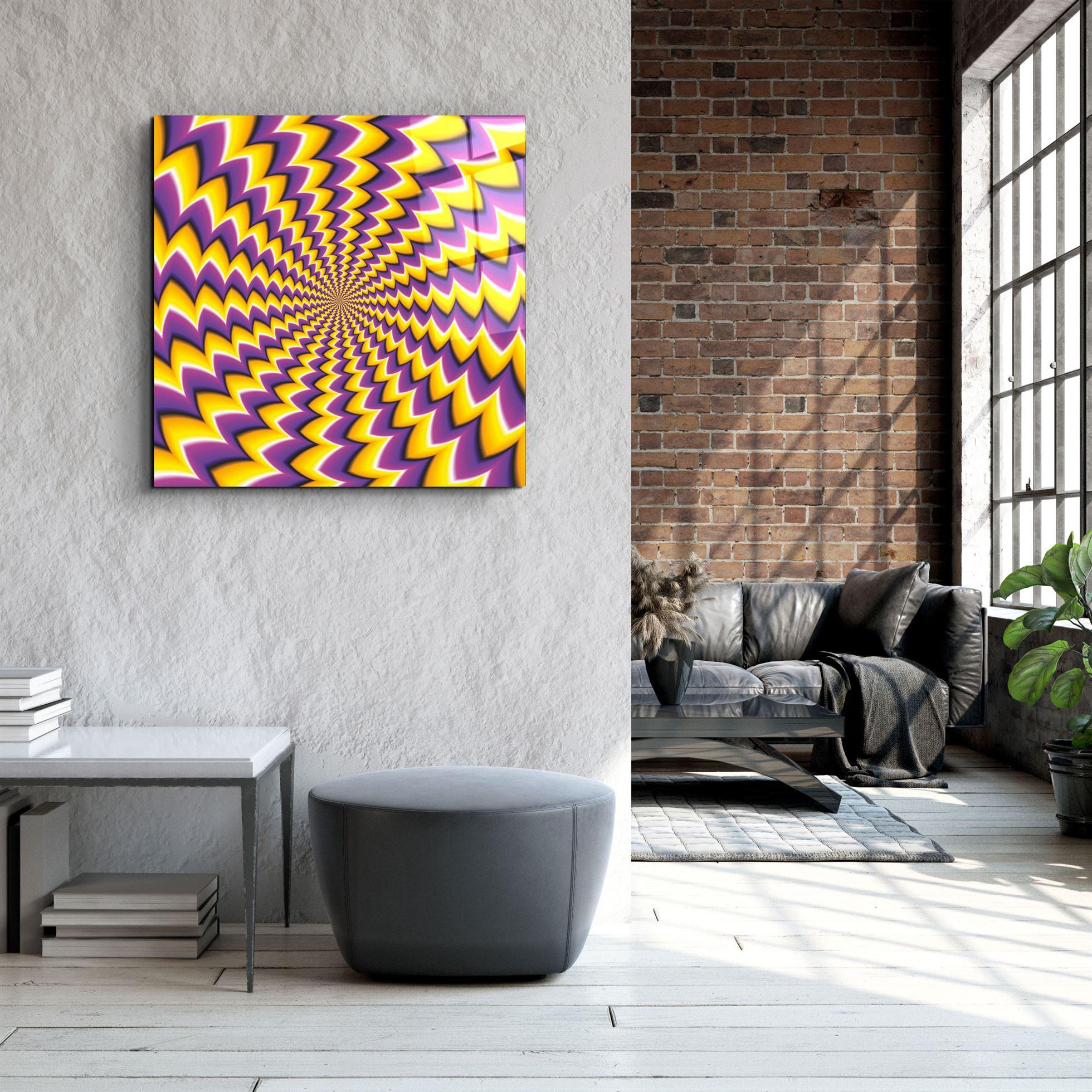 Tableau Illusion Optique Spirale