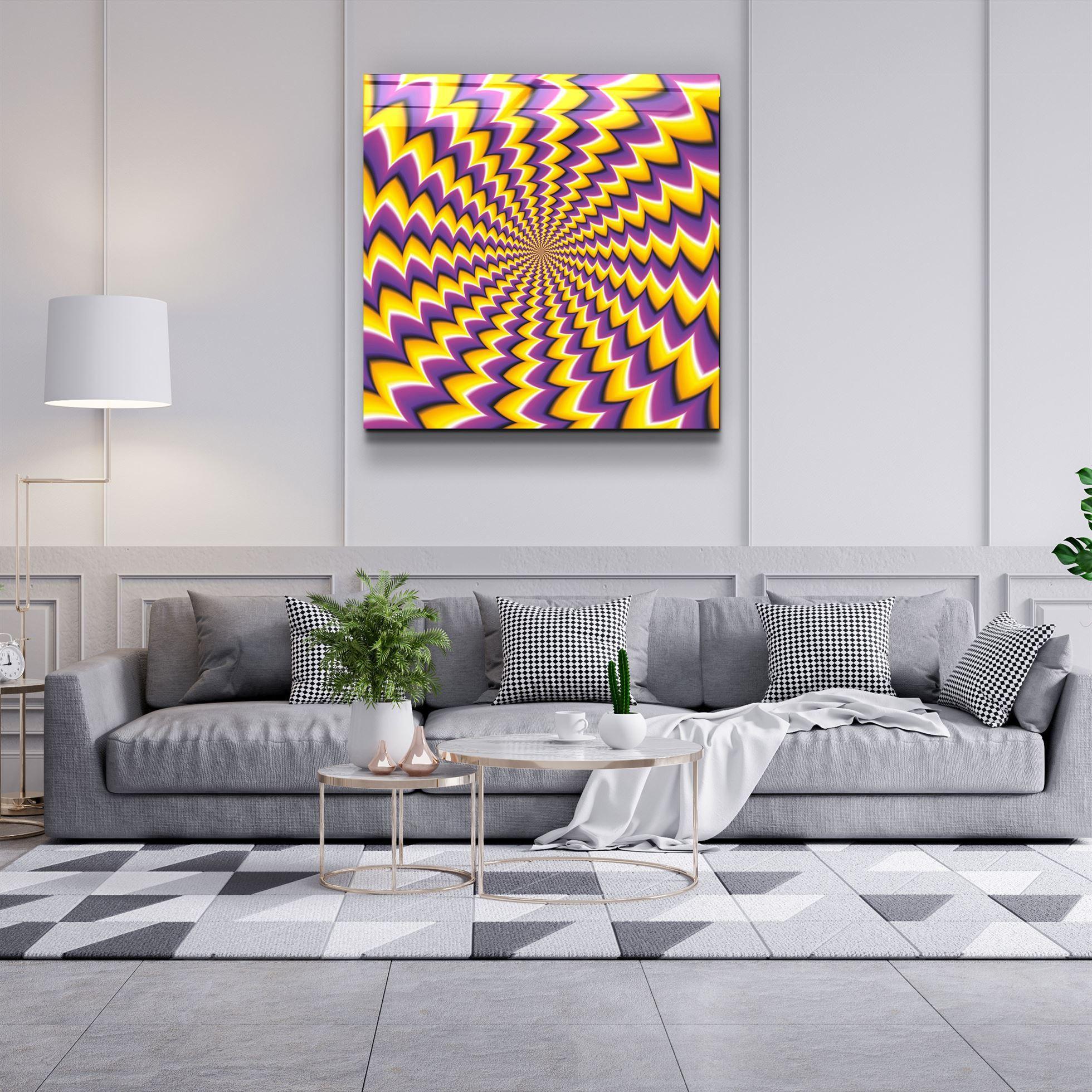 Tableau Illusion Optique Spirale