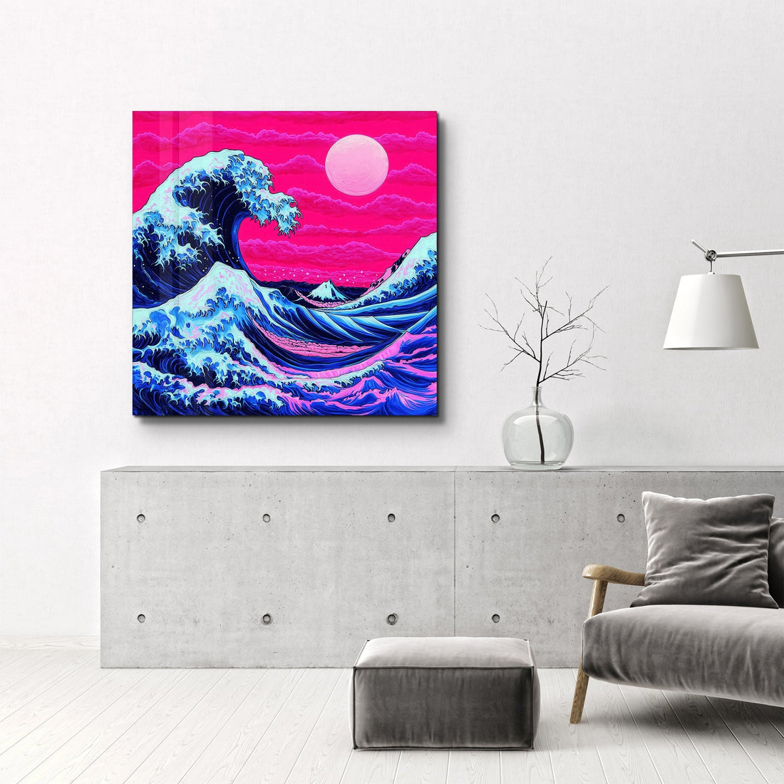 Tableau "La Grande Vague" Réinterprétation Moderne