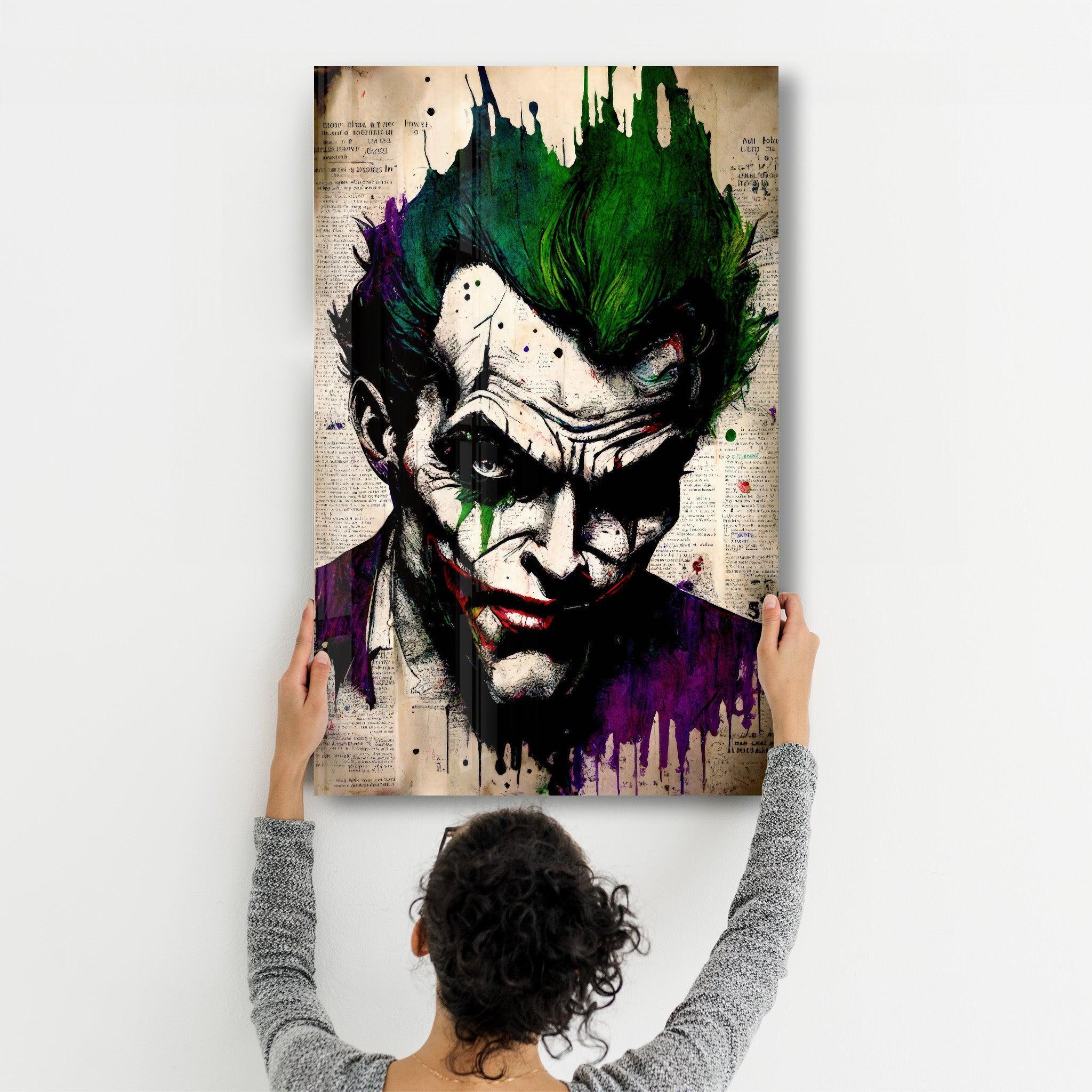 Poster décoratif "Chaotic Joker – Pop Art Edition"