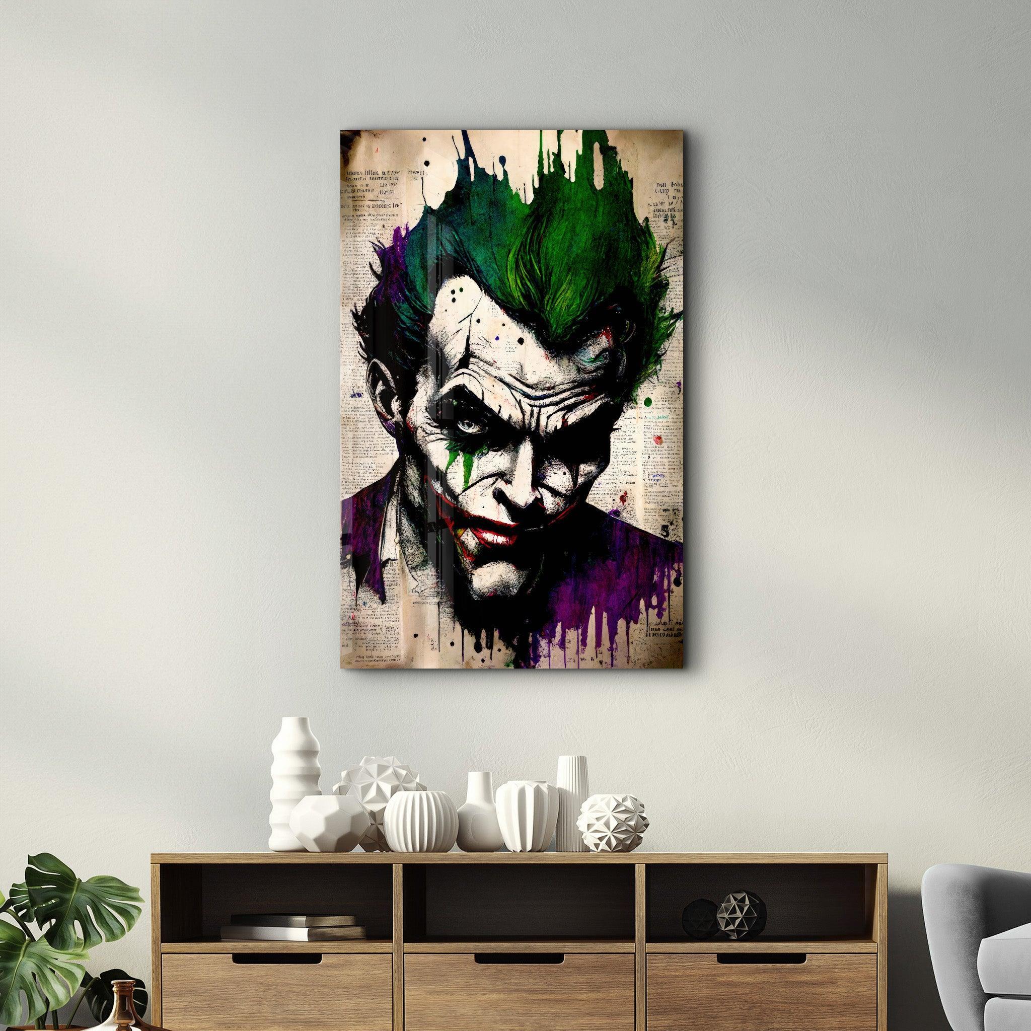Poster décoratif "Chaotic Joker – Pop Art Edition"