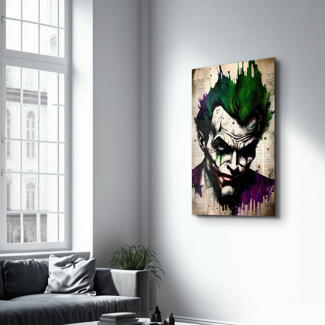 Poster décoratif "Chaotic Joker – Pop Art Edition"
