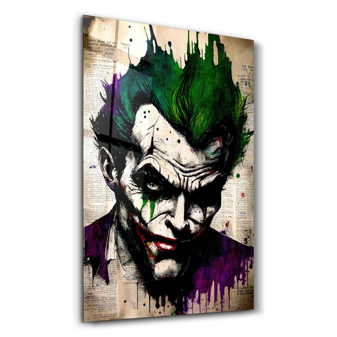 Poster décoratif "Chaotic Joker – Pop Art Edition"