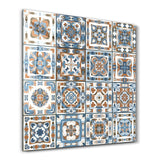 Poster décoratif "Mediterranean Tiles 16 carreaux "