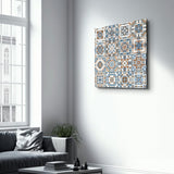 Poster décoratif "Mediterranean Tiles 16 carreaux "