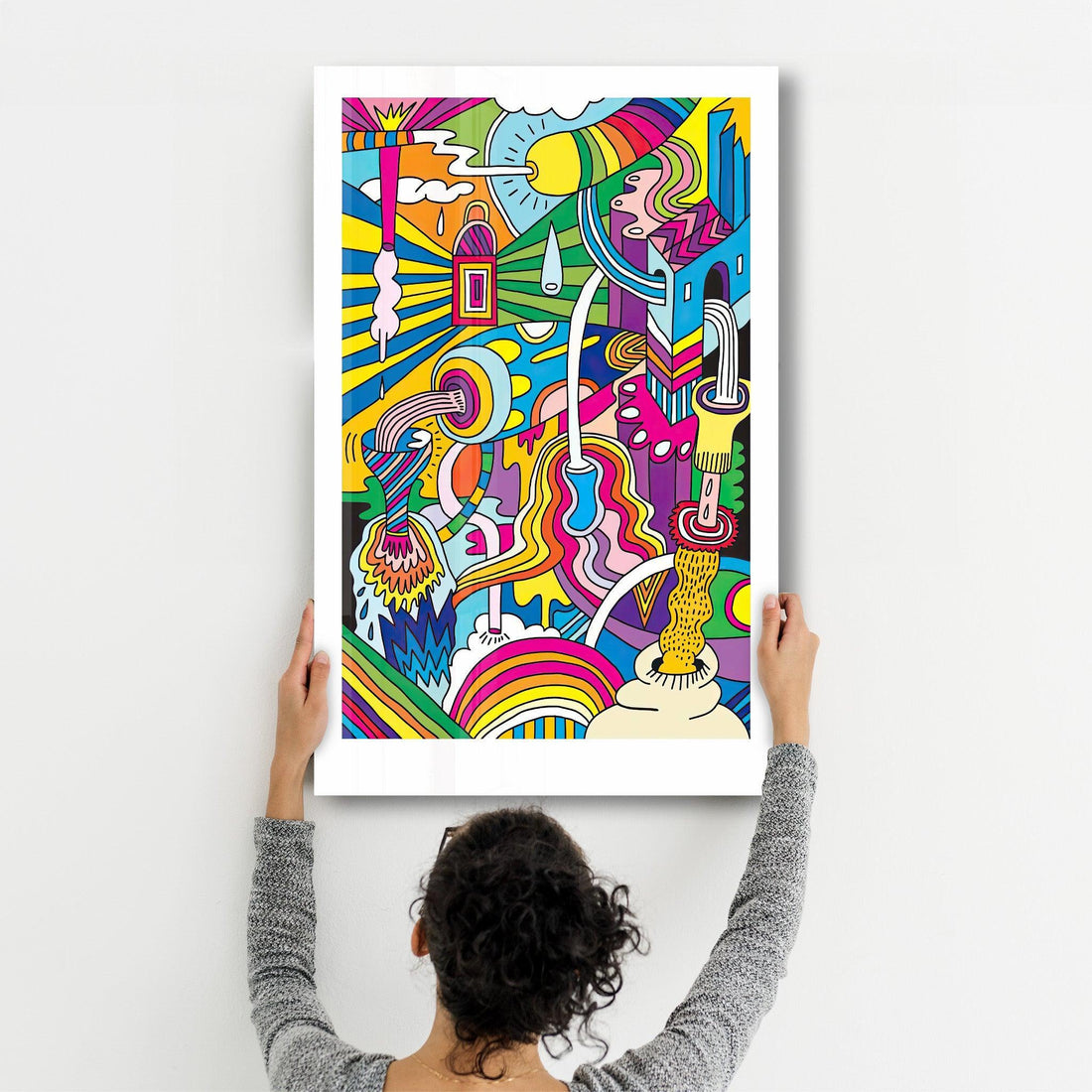 Poster décoratif "Psychedelic Flow"