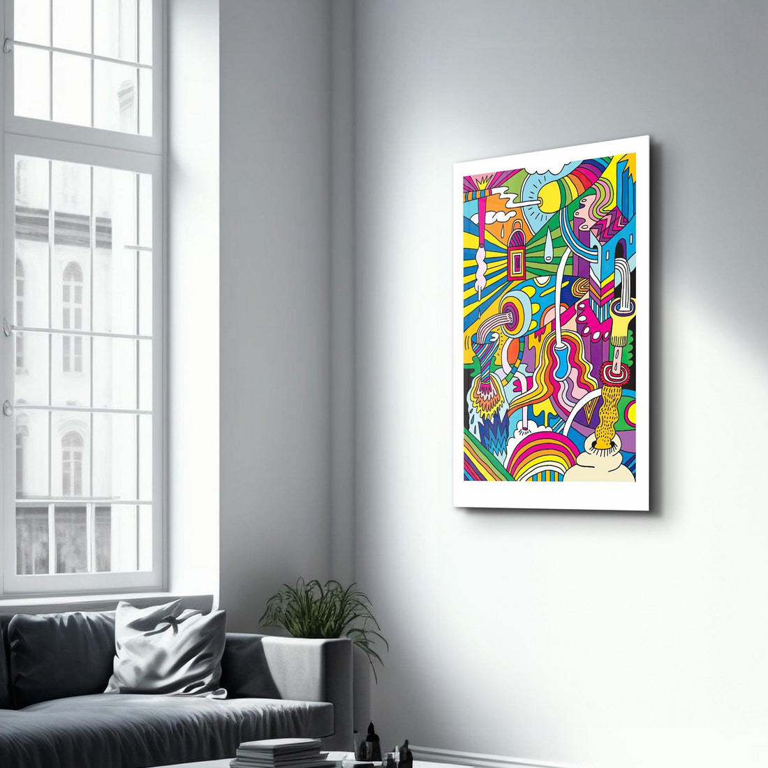 Poster décoratif "Psychedelic Flow"