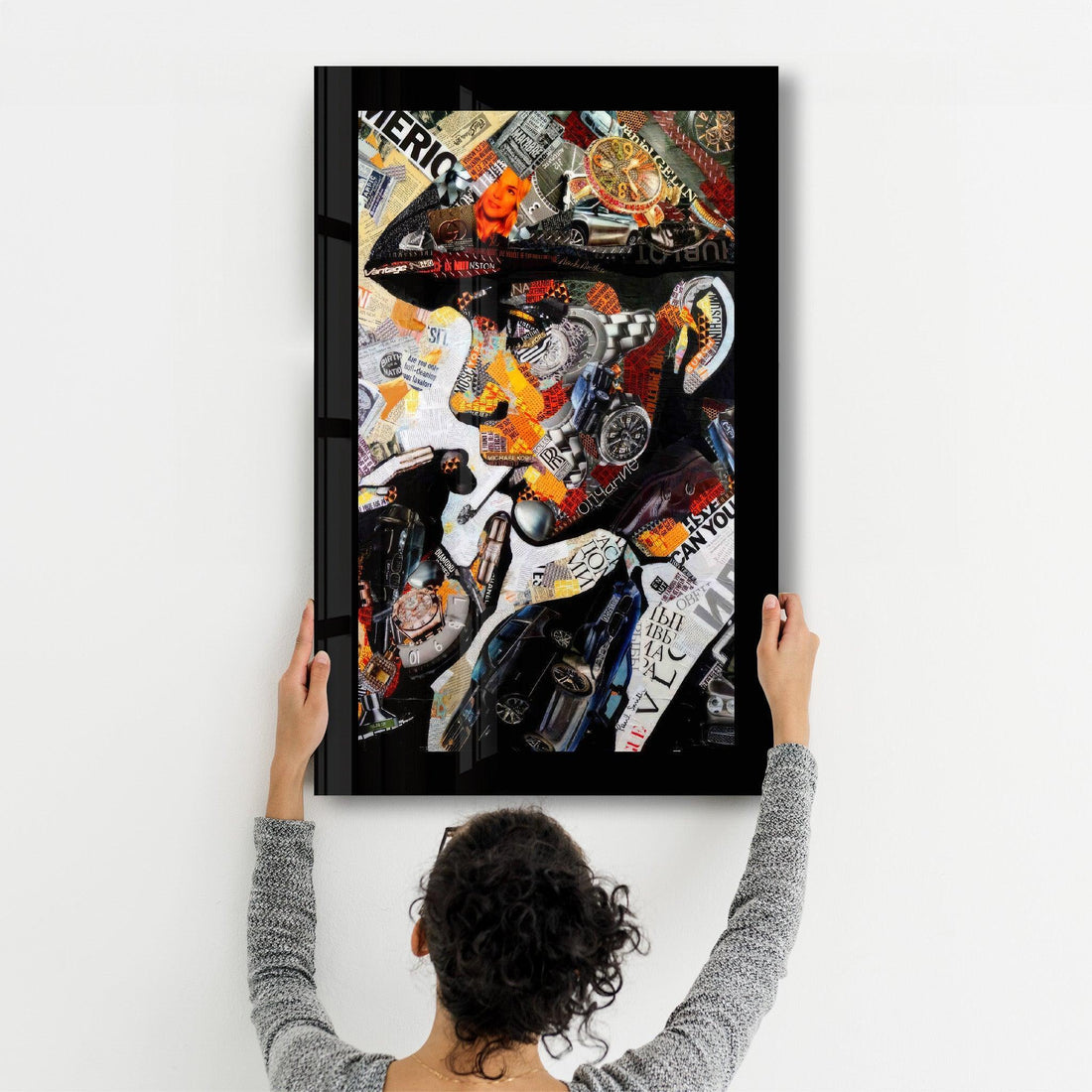 Poster décoratif "Luxury Collage Face"