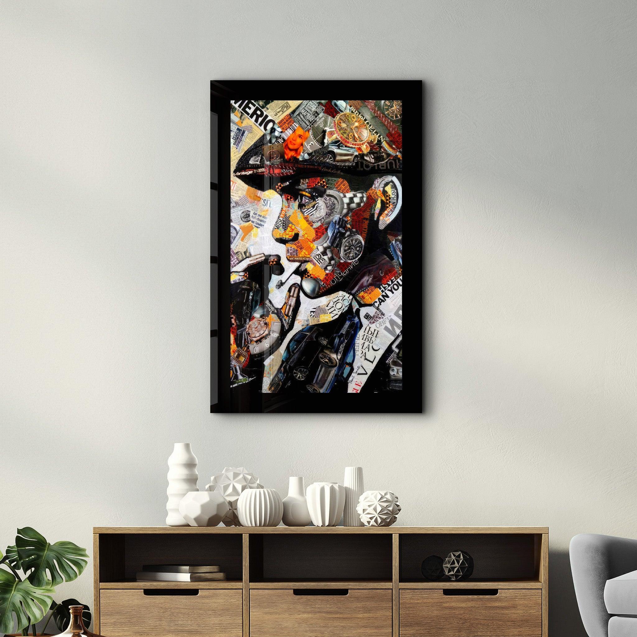 Poster décoratif "Luxury Collage Face"