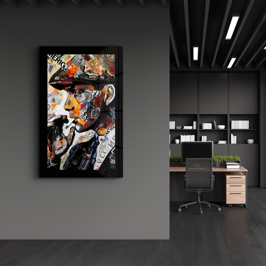 Poster décoratif "Luxury Collage Face"