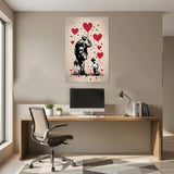 tableau « Ballon de Vie » en vinyle sur mdf
