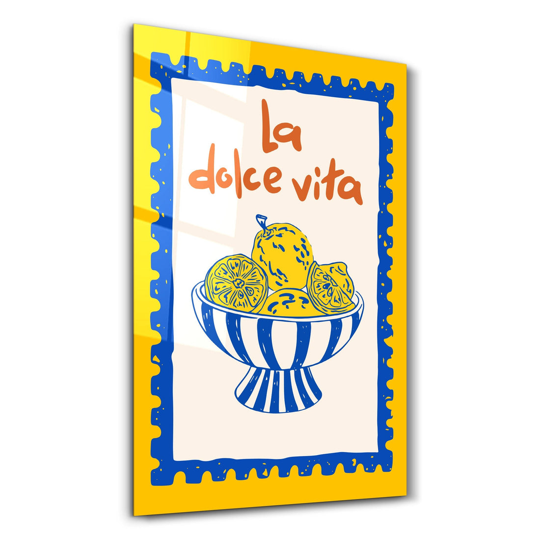Poster méditerranéen "La dolce vita"