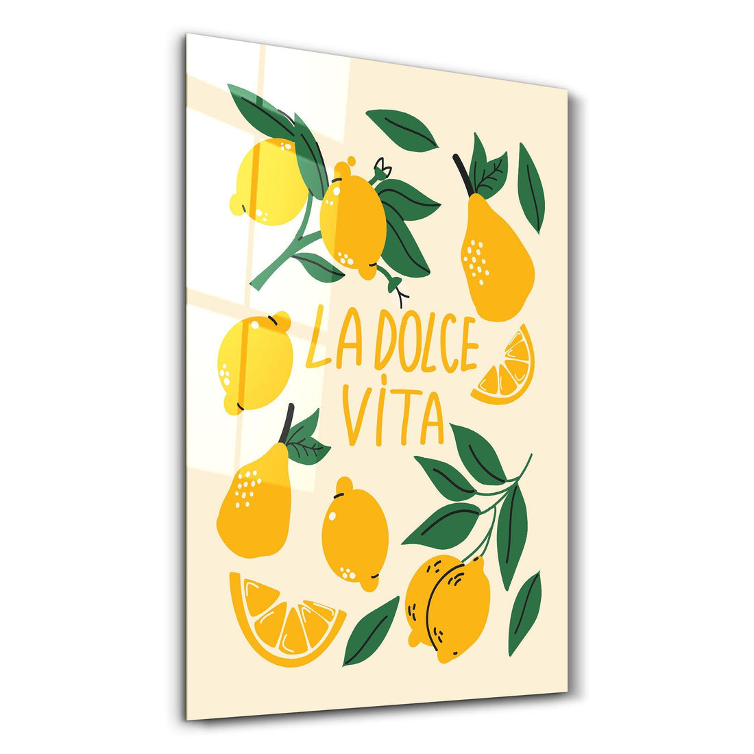 Poster méditerranéen "LA DOLCE VITA"
