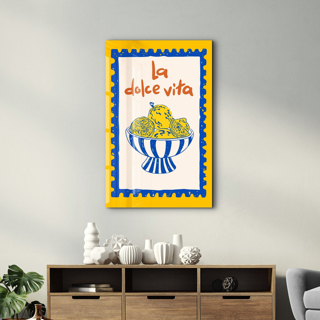 Poster méditerranéen "La dolce vita"