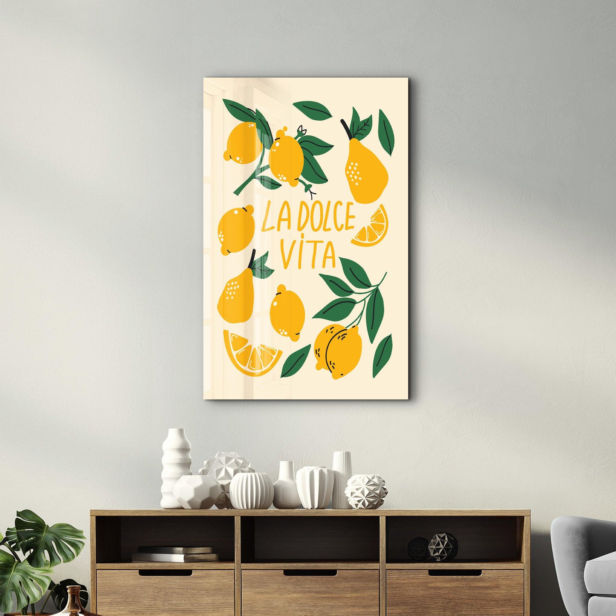 Poster méditerranéen "LA DOLCE VITA"