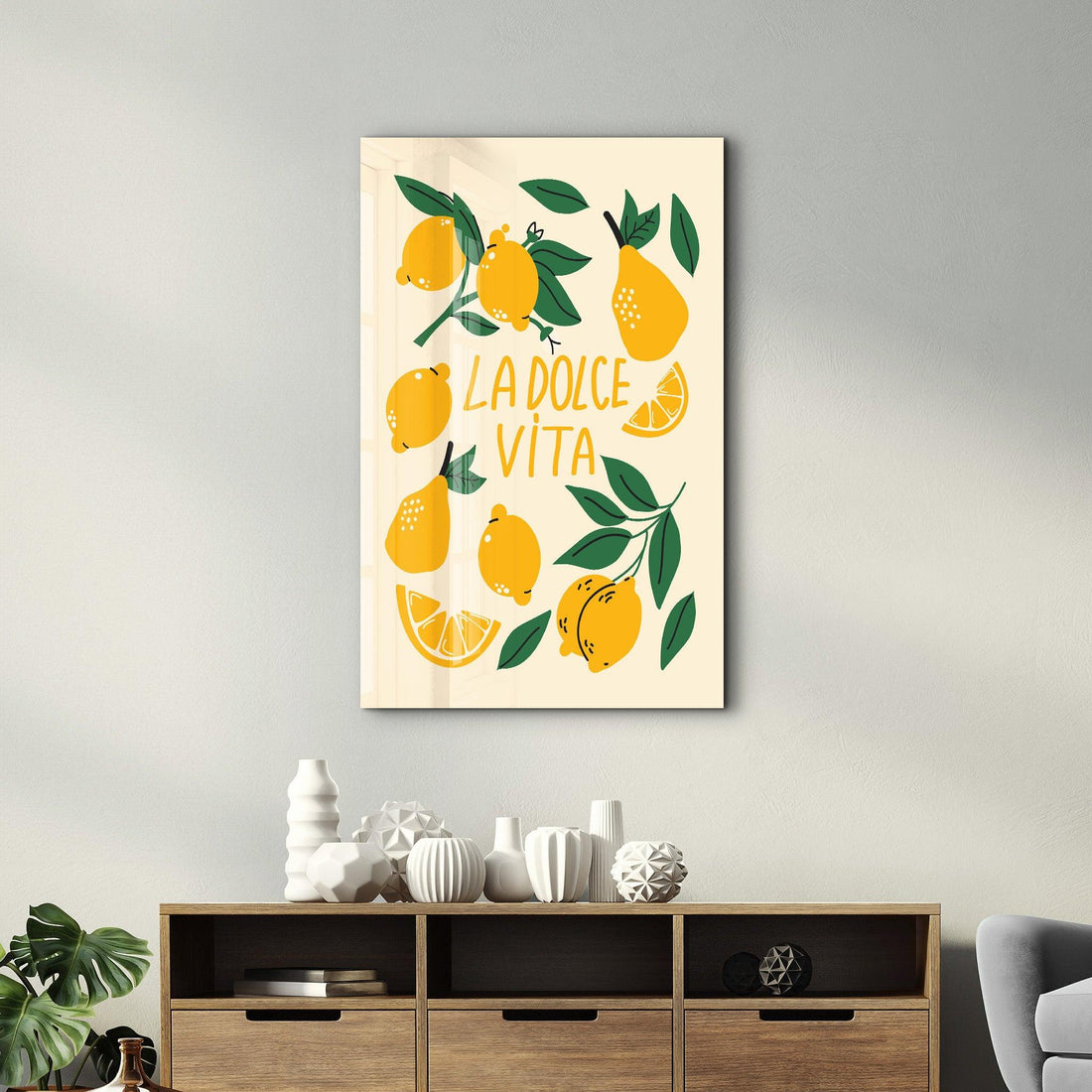 Poster méditerranéen "LA DOLCE VITA"