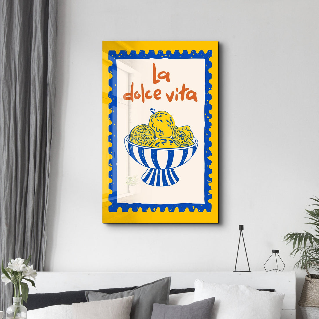 Poster méditerranéen "La dolce vita"