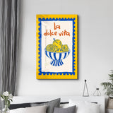Poster méditerranéen "La dolce vita"